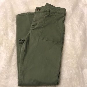 Justice Olive Green Skinny Pants